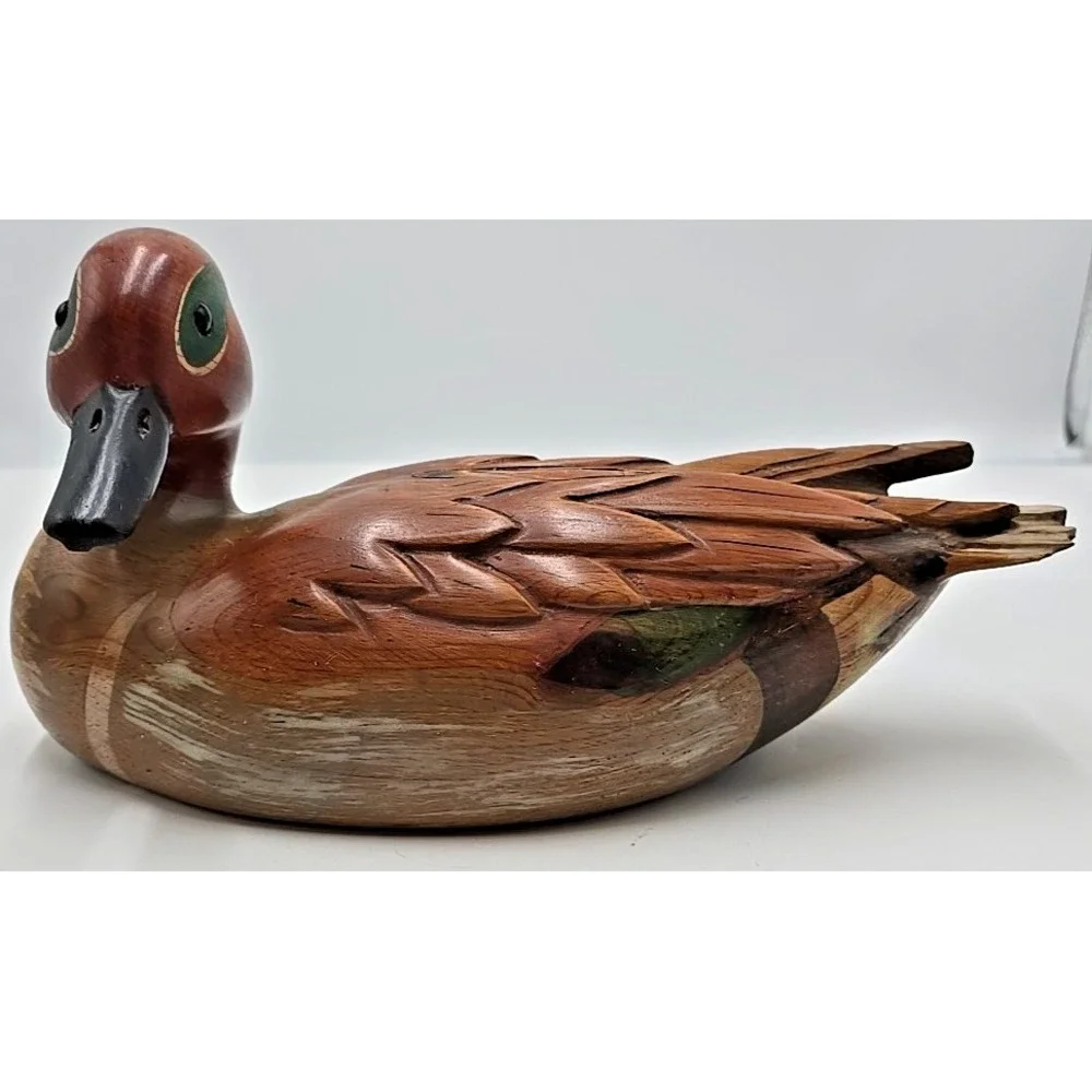Hersey Kyle Jr Tom Taber Signed 1983 Series Woodcarving‎ Mallard Duck Decoy
